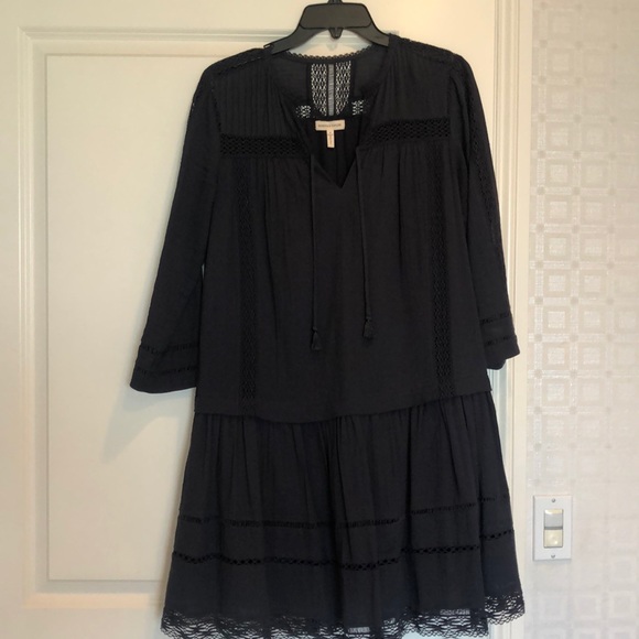 Rebecca Taylor navy cotton shift dress - Picture 5 of 6